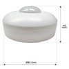 LED ATOMANT Surface Infrared Motion Sensor with Dimmable Light Sensor,