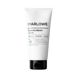 MARLOWE. No. 141 Shave Cream 6 oz, with Shea Butter & Coconut Oil, Conditioning Shaving Cream for a Close Shave, Aloe Citron Scent | MARLOWE.