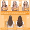 YDDM Cinta En Extensiones De Cabello Cabello Humano, Castaño Castaño