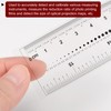 HARFINGTON Film Flexible Ruler 16 Inch 0.1mm Scale PET Plastic