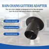 LNATPPE Rain Chain Gutter Adapter Rain Chain Installation Kits for