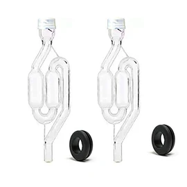 2 x Airlock S-Bubble Type with free Grommets