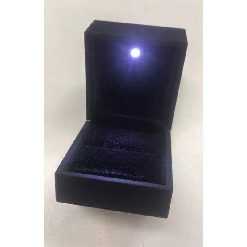 Para tus pies Caja Para Anillo De Compromiso Con Luz