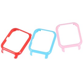 DOITOOL 3pcs TPU Watch Shell Anti-Scratch Protective Case for Slim Lightweight Design and Red Easily Installed Full Against Bumps and Drops