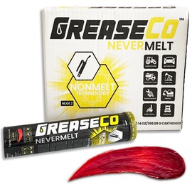 Bentone Grease Tube Cartridges - 10 Pack of 14 OZ Grease Cartridges NLGI 2 - NeverMelt™