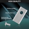 HOTUT Replacement Robot Lawnmower Blades, 30pcs Replacement Metal Mower Blades,