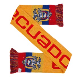 Ecuador Soccer Knit Scarf