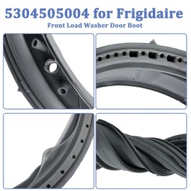 5304505004 Washer Door Boot Seal Replacement for Frigidaire Electrolux Washing Machine Door Gasket Part EFLS517STT0 EFLS517SIW0 EFLS627UTT0 EFLS527UIW0 EFLS527UTT0