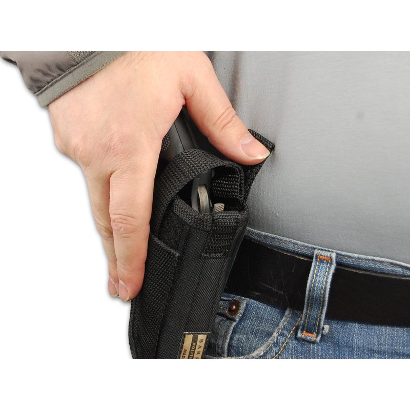 Barsony Gun Concealment OWB Belt Holster for 2", Snub-Nose .38