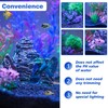 Ameliade Aquarium Artificial Plastic Plants Decorations and Rock Cave Decor