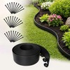 33FT Garden Edging Border, 2 Inch Flexible Landscape Edging with