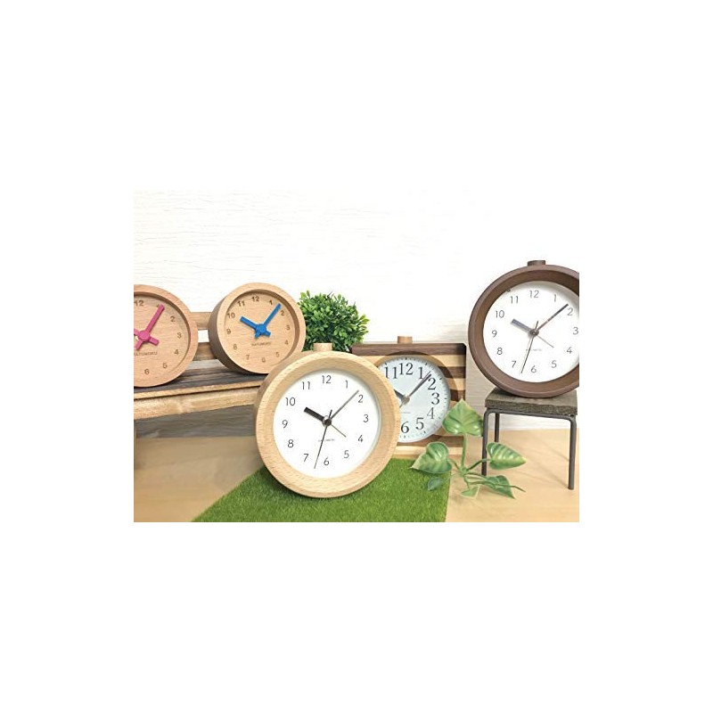 KATOMOKU Alarm Clock 6 km-89B Brown Alarm Clock