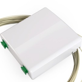 FTTH Box SC/APC with SC/APC/SM G657A2 / Simplex 3.0mm -Fiber Optics 15M LSZH Pigtail