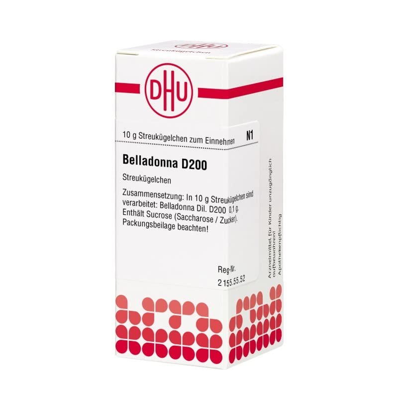 Belladonna D200 DHU Globules, 10 g Globules