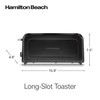 Hamilton Beach Extra Long Slot 2 Slice Toaster with Browning