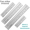 Mr. Pen- Machinist Ruler, 4 Pack, (6, 8, 12, 14