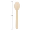 6" Wooden Spoons, 1000 ct