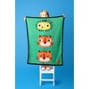 Cosatto Baby Blanket, Combed Cotton Knitted, New Baby Gift, Green/Orange,