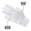 Nxtrnd G3 Padded Football Gloves, Sticky Padded Receiver Gloves, Lineman