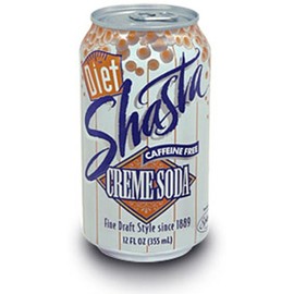 Shasta Diet Cream Soda, 12 Fl Oz (Pack of 24)