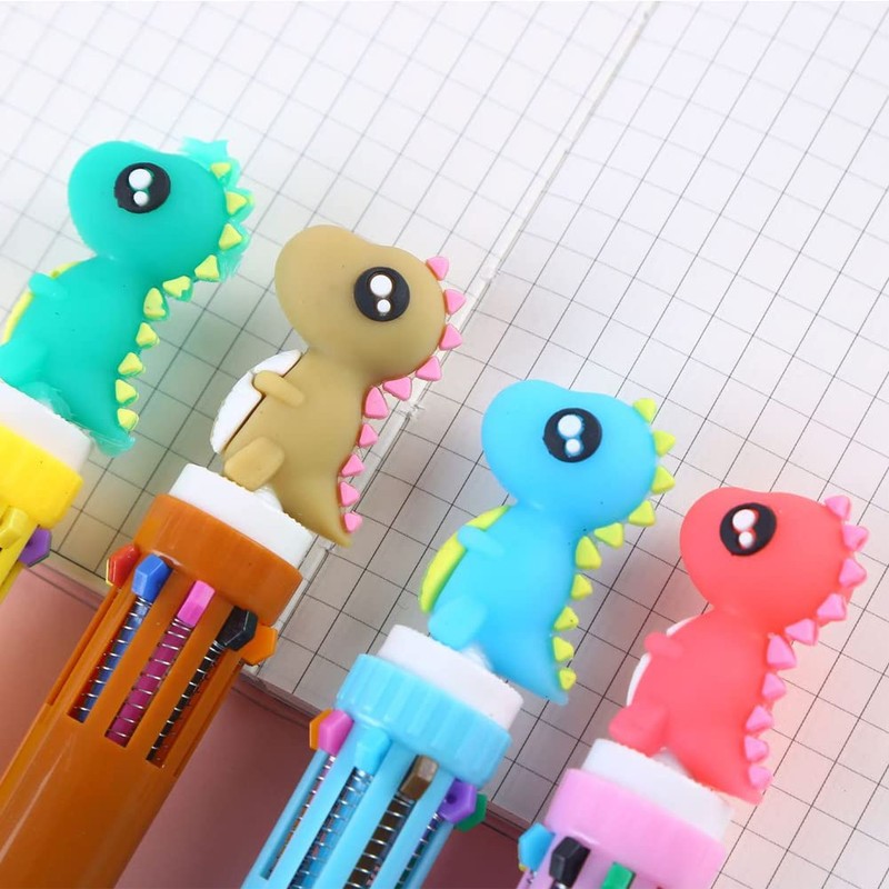 sencoo 6 pack 10-in-1 Multicolor Ballpoint Pen 10 Colors Cute