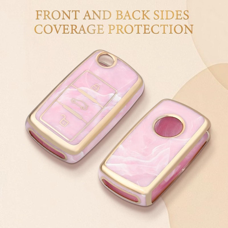 OFFCURVE Protector de Llave para Volkswagen Jetta Vento Passat Beetle