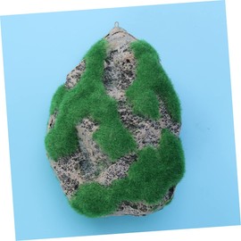 FONDOTIN Ornament 1 Piece Moss Aquarium Floating Decoration Aquarium Stones Artificial Stone Aquarium Shipwreck Artificial Stone Decoration Water Plants Moss Ball Moss Stone Decorate Pumice Stone