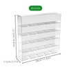 aleawol 20 Golf Ball Display Case, Wall Mounted Acrylic Golf