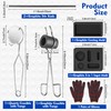 Coitak 9 Pieces Graphite Torch Melting Casting Kit, Including 2