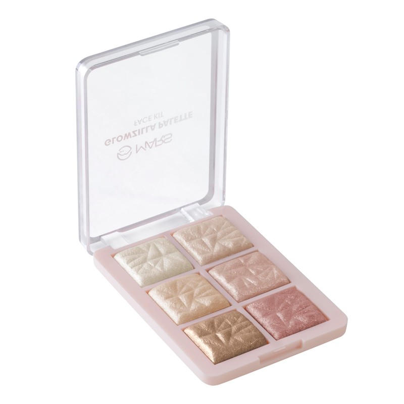 MARS Glowzilla 6 Colour Highlighter Palette | Ultra Blendable &