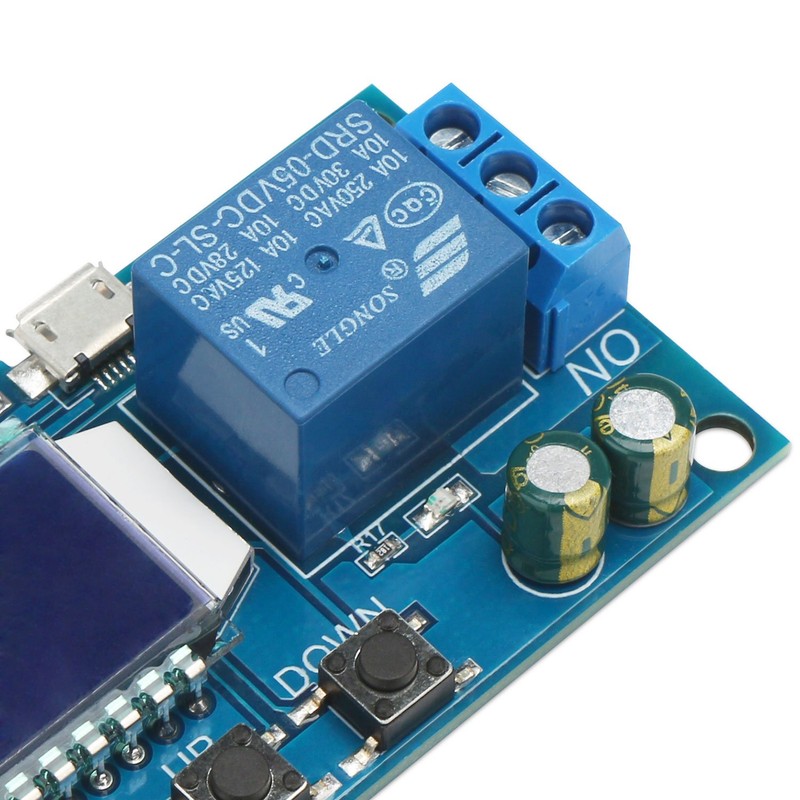 DROK Timer Relay - 5V/12V/24V Time Delay Relay Switch Delay-Off