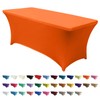 ABCCANOPY 6 FT Spandex Table Cover Fitted Stretch Polyester Tablecloth