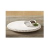 White Beaded Lazy Susan
