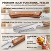 2 Pack Multifunctional Vegetable Peeler, 3-in-1 Peelers For Kitchen with