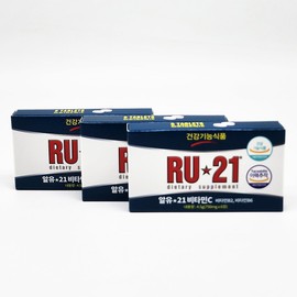 RU21 Ryu 21 Vitamin C 6 tablets x 3 boxes / 알유 21 비타민C 6정 x 3박스