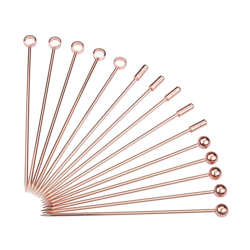 I-MART Stainless Steel Cocktail Picks Martini Picks Set (Pack of