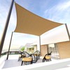 Tronssien Rectangle 16'x20' Sun Shade Sail,95% UV Blockage Canopy Awning for Outdoor Patio and Garden, Yard Activities