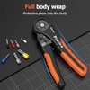 Preciva Hexagonal Ferrule Crimping Tool, AWG 28-7(0.08-10mm²) Crimper Plier Adjustable