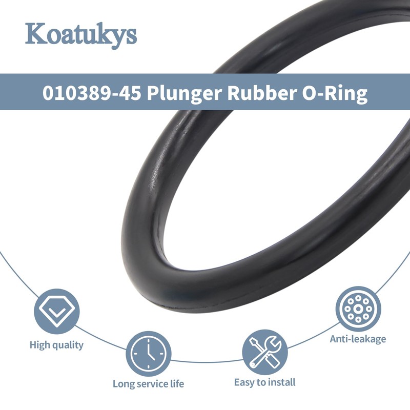 Koatukys 010389-45 Plunger Rubber O-Ring for Waste Drain Valve Compatible