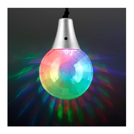 FlashingBlinkyLights Disco Inferno LED Magic Ball Light Up Necklace