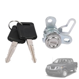 Getfarway Tailgate Lock Cylinder with Keys Compatible with Nissan Frontier 2005-2021, Replace K3477-EA800 K3477-EA825 K3477-EA826