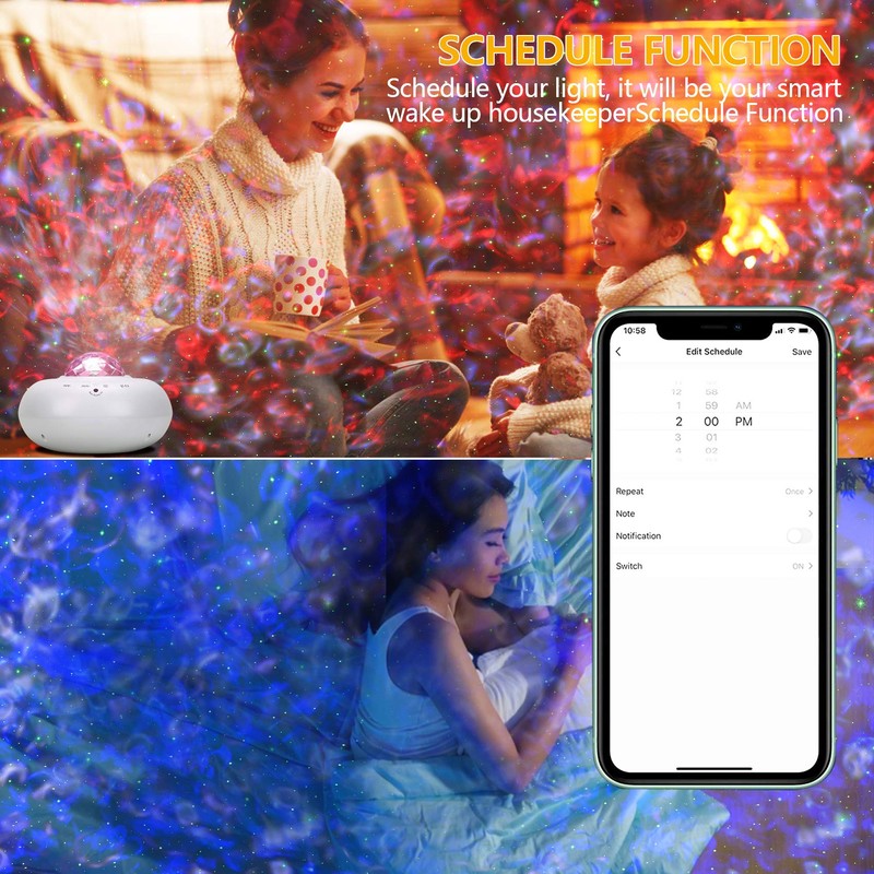 Star Projector, Elec3 Smart Galaxy Projector Works with Alexa, Google
