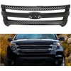 KUAFU Front Grille Inserts Compatible with 2011-2015 Ford Explorer Bumper