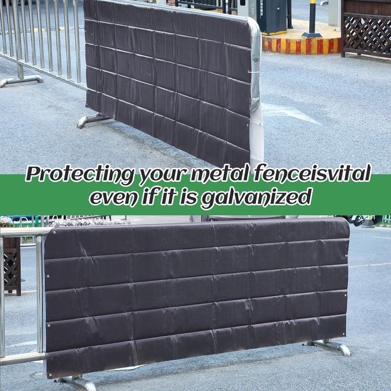 Tioncy 8.5 FT Safety Barricade Heavy Duty Portable Crowd Control