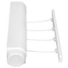 Omabeta 1PCS Telescopic Retractable Clothesline Wall Mounted with 4 Ropes,