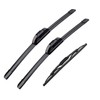 HRSNO 22"+22" Windshield Wipers With 16" Rear Wiper Blade Sets