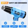 SEEKONE Heat Gun, 1800W Heavy Duty Hot Air Gun Kit
