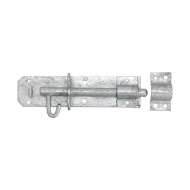 Heavy Duty Brenton Bolt with Extended Keep, 150mm, Galvanised Steel, Suitable for Gates, Fences and Doors