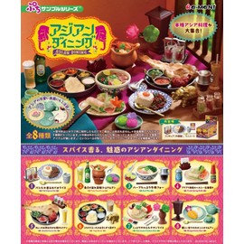 Rement Petit Sample Series Asian Dining 1 Box, Approx. H 4.5 x W 2.8 x D 2.0 inches (115 x 70 x 50 mm), PVC