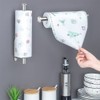 Kitchen Roll Holder No Drilling Wall Mounted Stainless Steel Kitchen